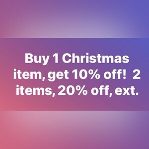 THIS WEEK ONLY!  Extra discounts off of any holiday items!  Make your bundle NOW